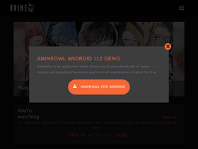 'animeowl.net' screenshot