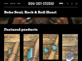bog-art-studio.com homepage screenshot
