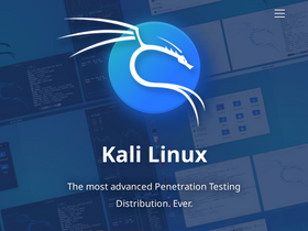 'kali.org' screenshot