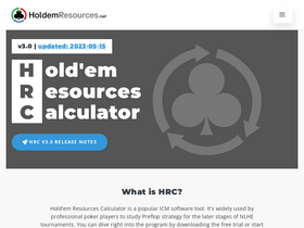 'holdemresources.net' screenshot