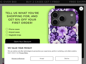 Kephricases homepage screenshot