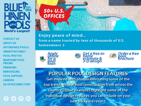 'bluehaven.com' screenshot