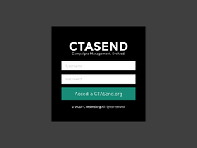 'ctasend.org' screenshot