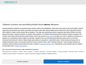 'mbenzin.cz' screenshot