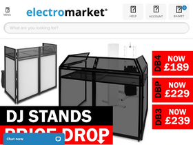 'electromarket.co.uk' screenshot
