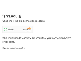 'fshn.edu.al' screenshot