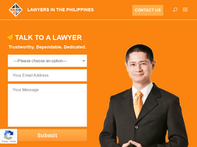 'lawyerphilippines.org' screenshot