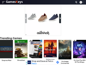 'gameskeys.net' screenshot
