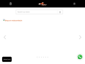 'motocentral.in' screenshot