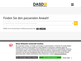 'anwaltssuchdienst.de' screenshot