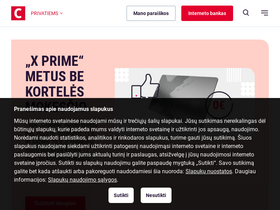 'citadele.lt' screenshot