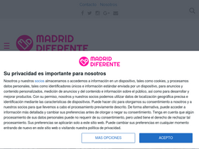 'madriddiferente.com' screenshot
