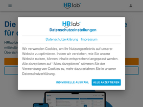 'hrlab.de' screenshot
