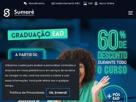 'sumare.edu.br' screenshot