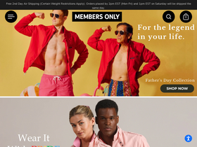 'membersonly.com' screenshot