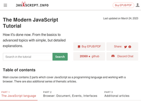 'javascript.info' screenshot