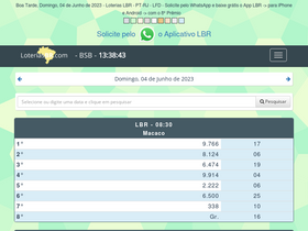 'loteriasbr.com' screenshot