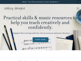 'ashleydanyew.com' screenshot