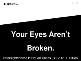 'endmyopia.org' screenshot