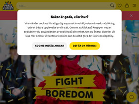 'partykungen.se' screenshot