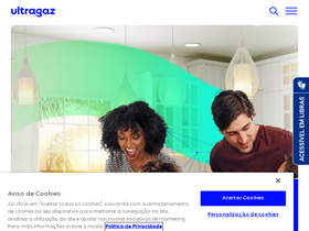 'ultragaz.com.br' screenshot