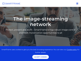 'smartframe.io' screenshot