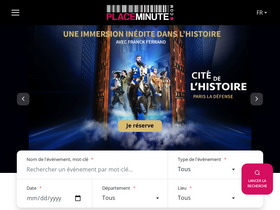 'placeminute.com' screenshot