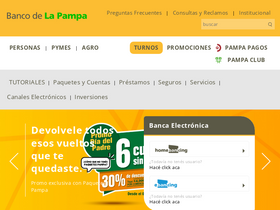 'bancodelapampa.com.ar' screenshot