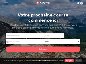 'runtrail.fr' screenshot