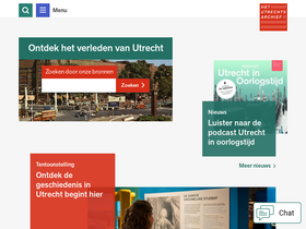 'hetutrechtsarchief.nl' screenshot