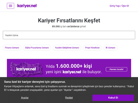 'kariyer.net' screenshot