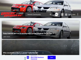 'lancerregister.com' screenshot