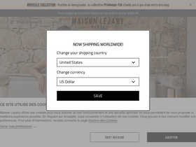 'maisonlejaby.com' screenshot