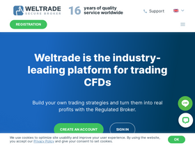 'weltrade.com' screenshot