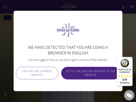 'hifasdaterra.com' screenshot