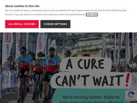 'thebraintumourcharity.org' screenshot