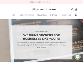 studiotikamon.com homepage screenshot