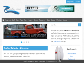 'surfing-waves.com' screenshot