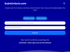 'sub4unlock.com' screenshot