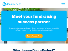 'donorperfect.com' screenshot