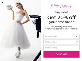 'betseyjohnson.com' screenshot