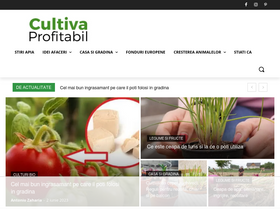 'cultivaprofitabil.ro' screenshot