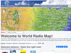 'worldradiomap.com' screenshot