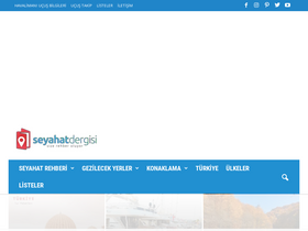 'seyahatdergisi.com' screenshot