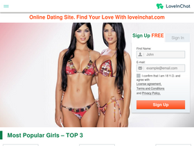 'loveinchat.com' screenshot