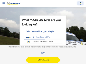 'michelin.in' screenshot