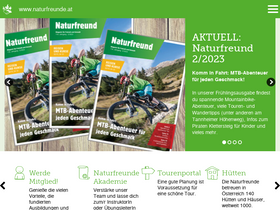 'naturfreunde.at' screenshot
