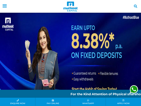 'muthootcap.com' screenshot
