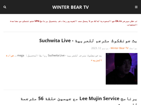 'thewinterbeartv.com' screenshot