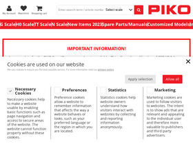 'piko-shop.de' screenshot